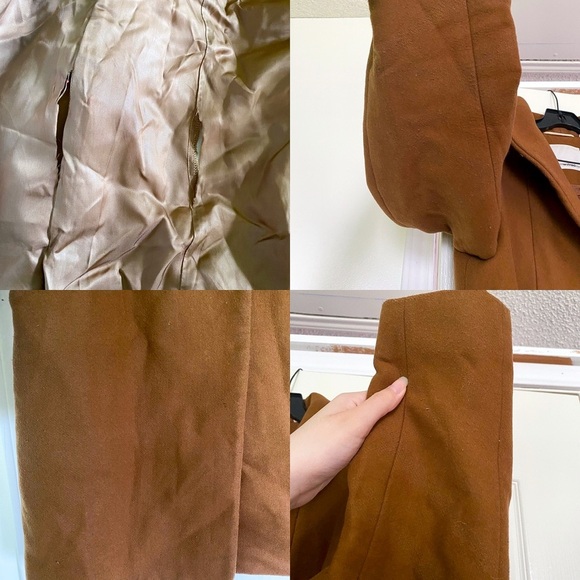 Aritzia Coat The Cocoon Virgin Wool Cashmere Winter Mid-Length Cigar M FLAWED - Picture 7 of 15